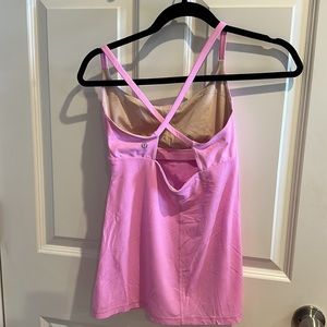 Lululemon pink tank top
